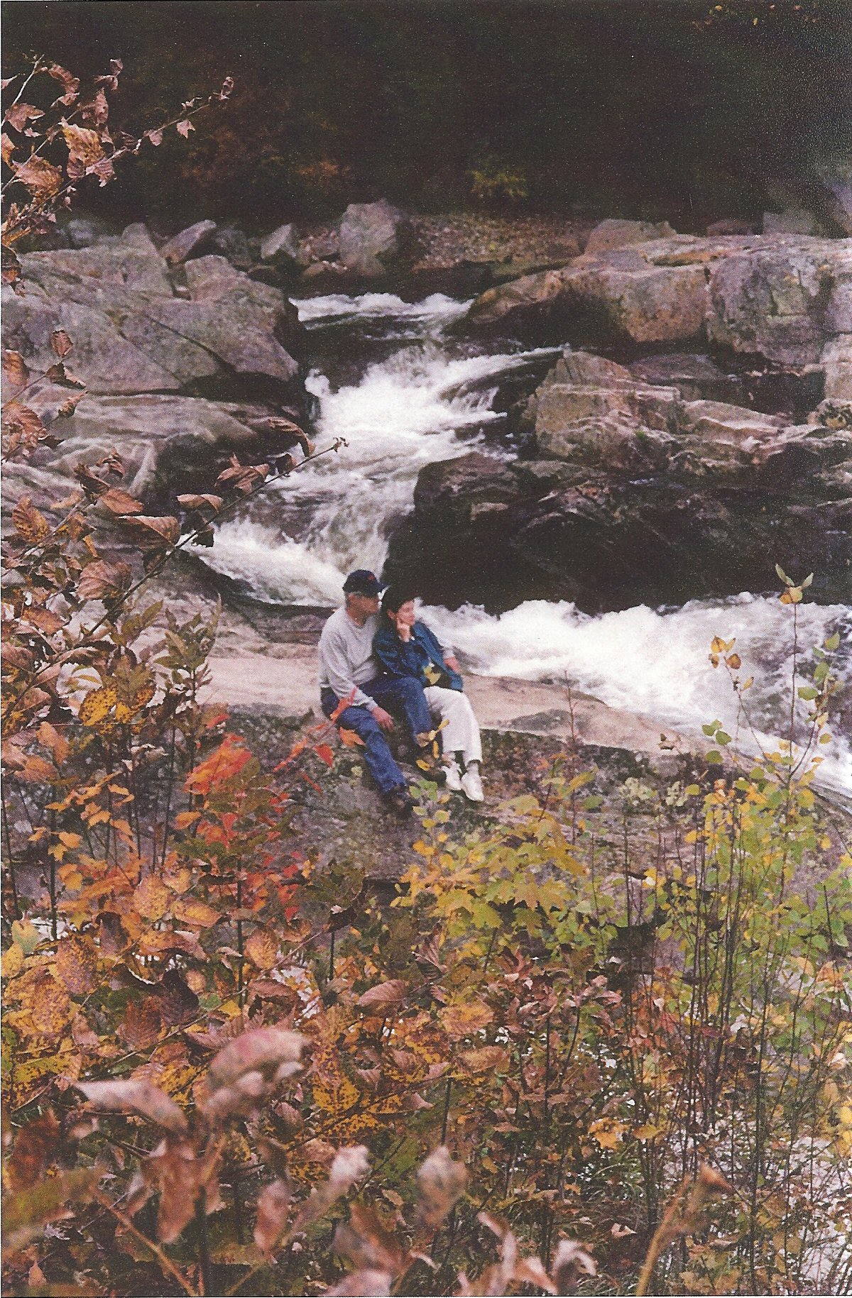 Couple at Jackson Falls